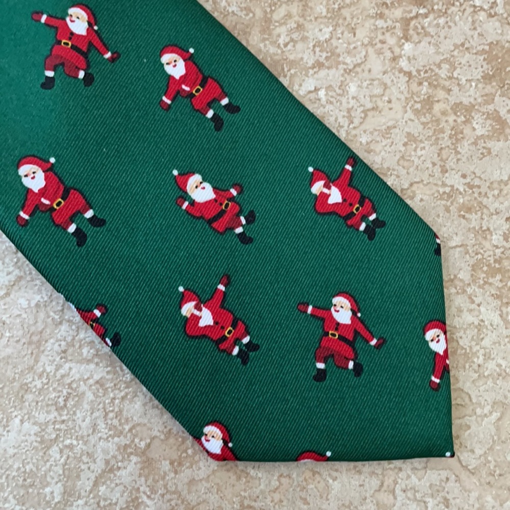 St. Nicholas Square Santa Christmas Holiday Party Tie - Picture 5 of 16